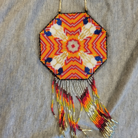 Hand Beaded Mandela - Picture 3 of 3